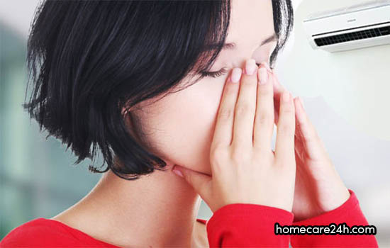 Tại sao ngồi điều hòa bị khô mũi