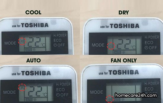 Chế độ A của máy lạnh Toshiba là chế độ gì? Trả lời từ homecare24h
