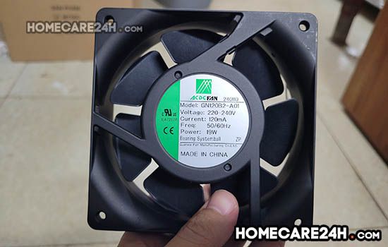 Máy ấp trứng bị hỏng quạt