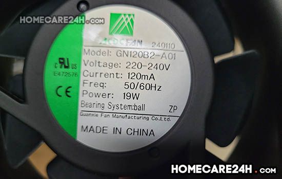 Máy ấp trứng bị hỏng quạt