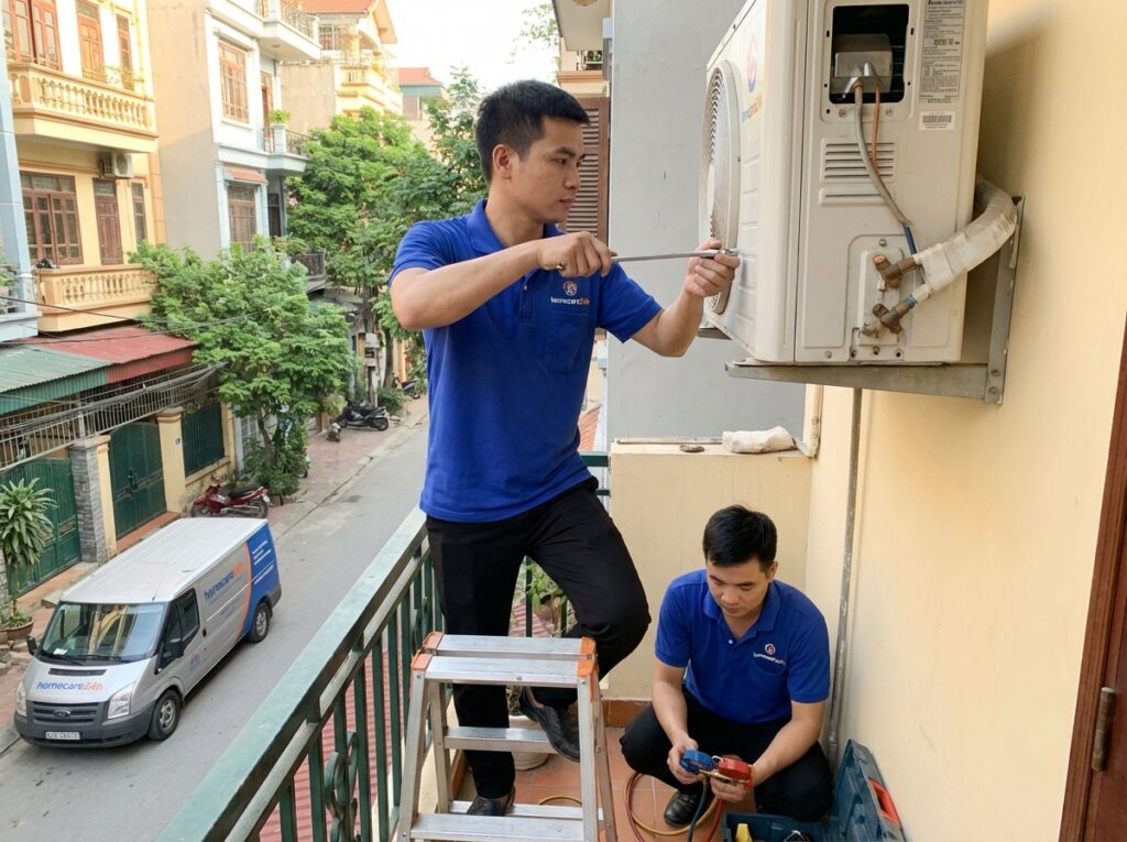 dieu-hoa-toa-ra-mui-kho-chiu-khi-hoat-dong