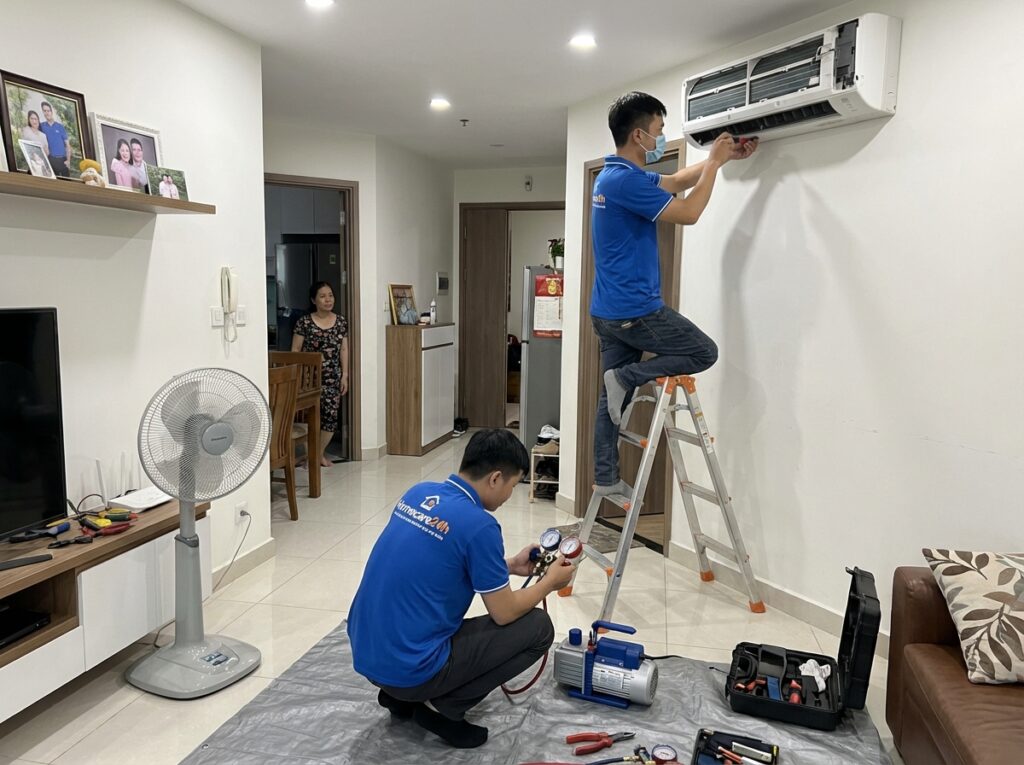 dieu-hoa-toa-ra-mui-kho-chiu-khi-hoat-dong